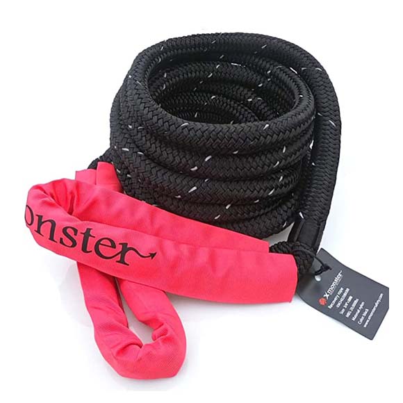 Cobra-Kinetic Recovery Tow Rope with Reflective Tape-WINCH LINE & TOW ROPE